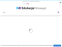 Tablet Screenshot of edukacjafilmowa.pl